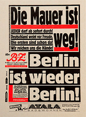 Die Mauer Ist Weg!｜柏林墙已消失