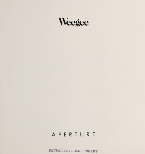 Weegee (Aperture History Photography)