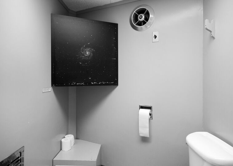 USA. Los Angeles. 2023. Toilet at Mount Wilson Observatory. Toilet at Mount Wilson Observatory. Los Angeles. 2023